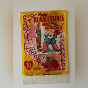 Assorted Vintage Valentines Cards - Yellow Packaging
